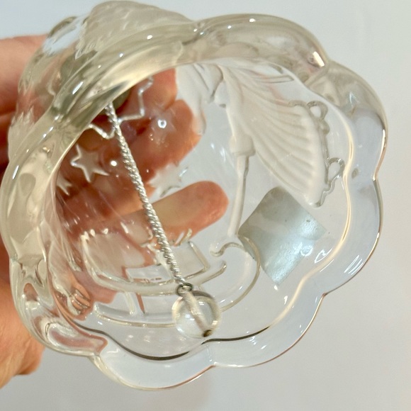 🎄VTG 1990s Mikasa Santa Claus Crystal Bell - Picture 6 of 8